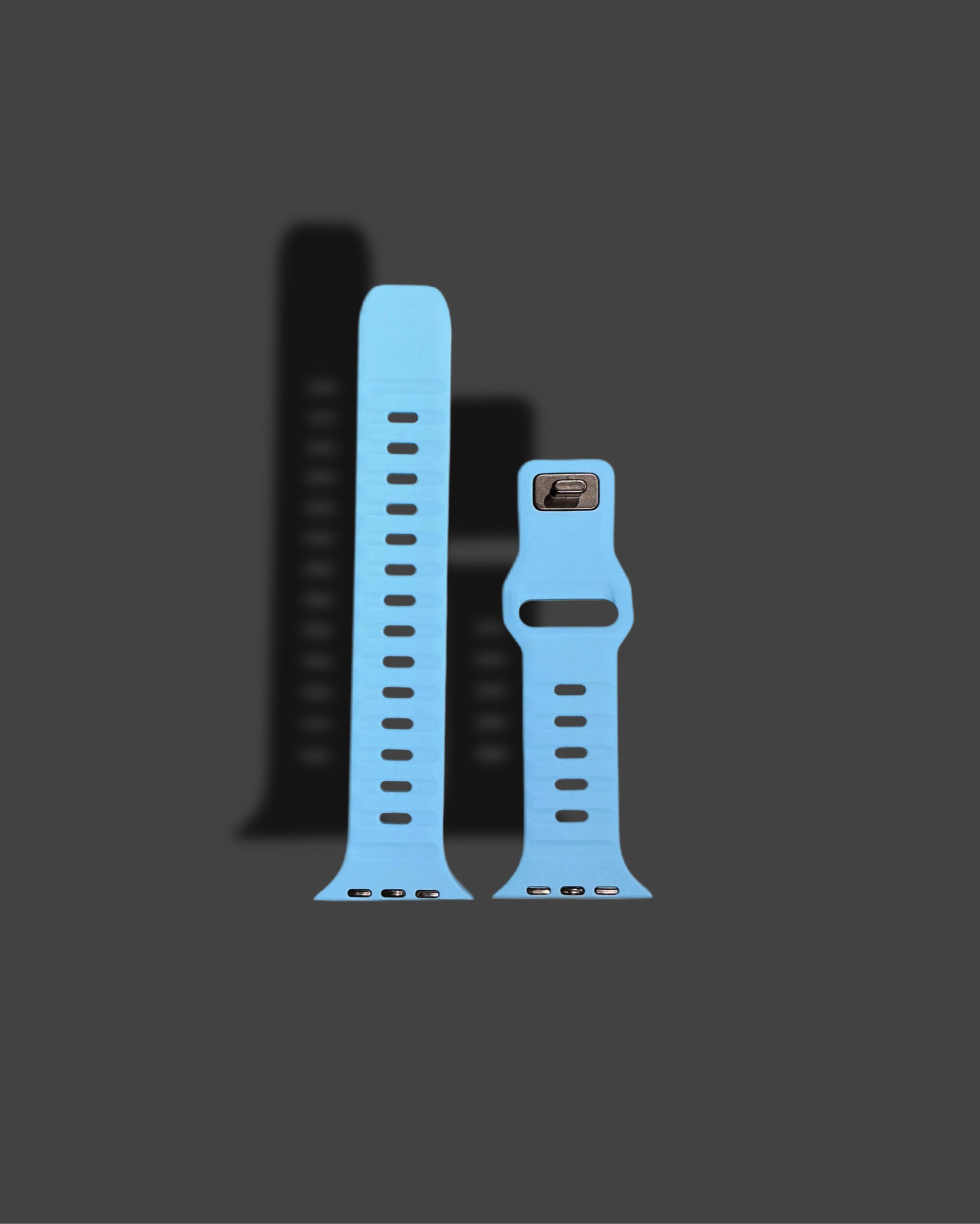 blue basic apple watch strap