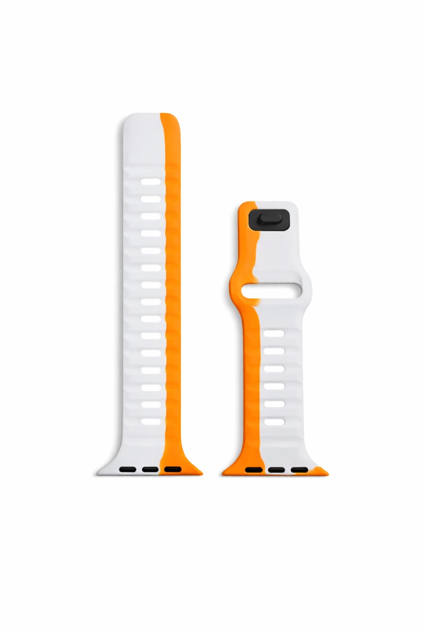 Orangemix apple watch strap