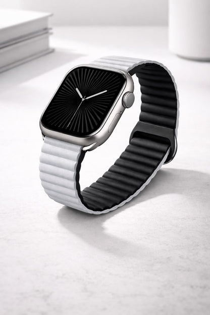 Reversible Dual-Color Magnetic Apple Watch Strap